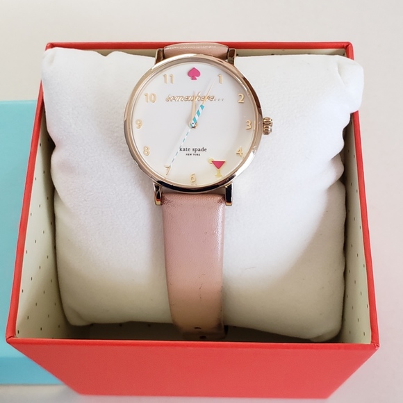 Kate Spade NY somewhere... Wine Nude Strap Watch - Picture 3 of 7